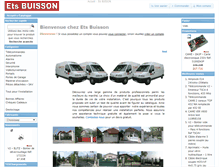 Tablet Screenshot of ets-buisson.com